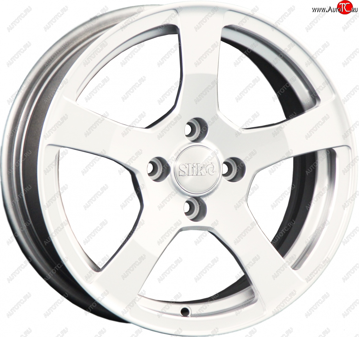 14 199 р. Кованый диск Slik Classik 6.5x15 (Белый)   (Цвет: Белый)  с доставкой в г. Кемерово
