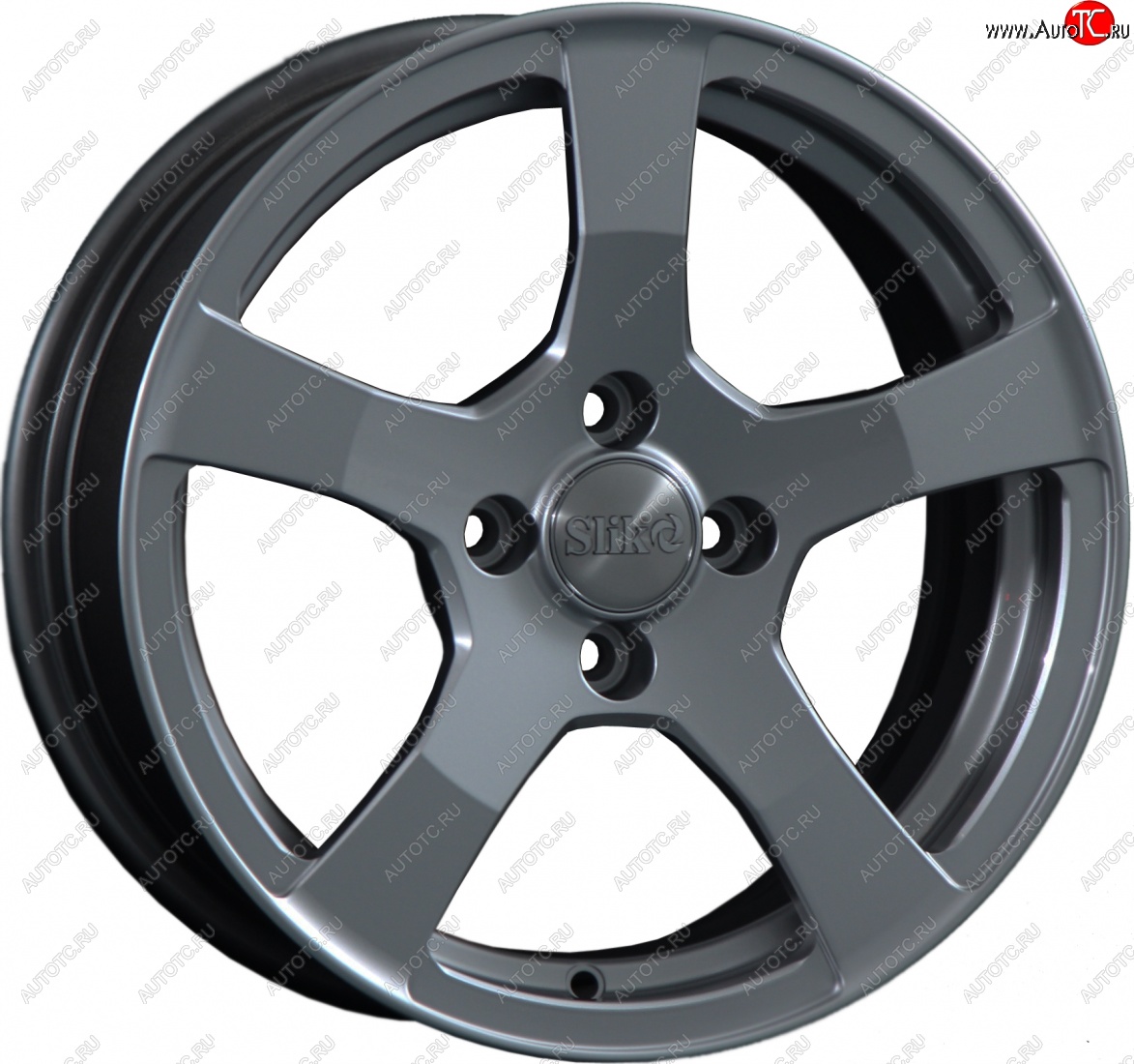 15 599 р. Кованый диск Slik Classik 6.5x15 (Металлик графит матовый)   (Цвет: Металлик графит матовый)  с доставкой в г. Кемерово