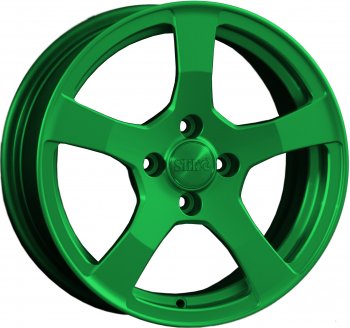 15 599 р. Кованый диск Slik Classik 6.5x15 (Зеленый)   (Цвет: Зеленый)  с доставкой в г. Кемерово. Увеличить фотографию 1