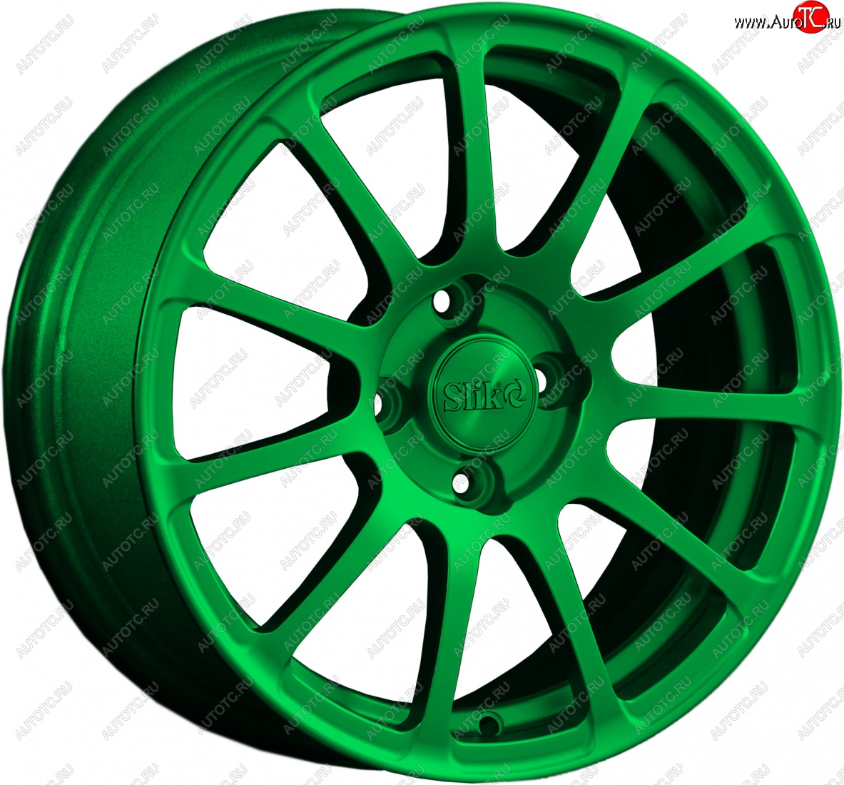 15 599 р. Кованый диск Slik Classik 6.5x15 (Зеленый)   (Цвет: Зеленый)  с доставкой в г. Кемерово