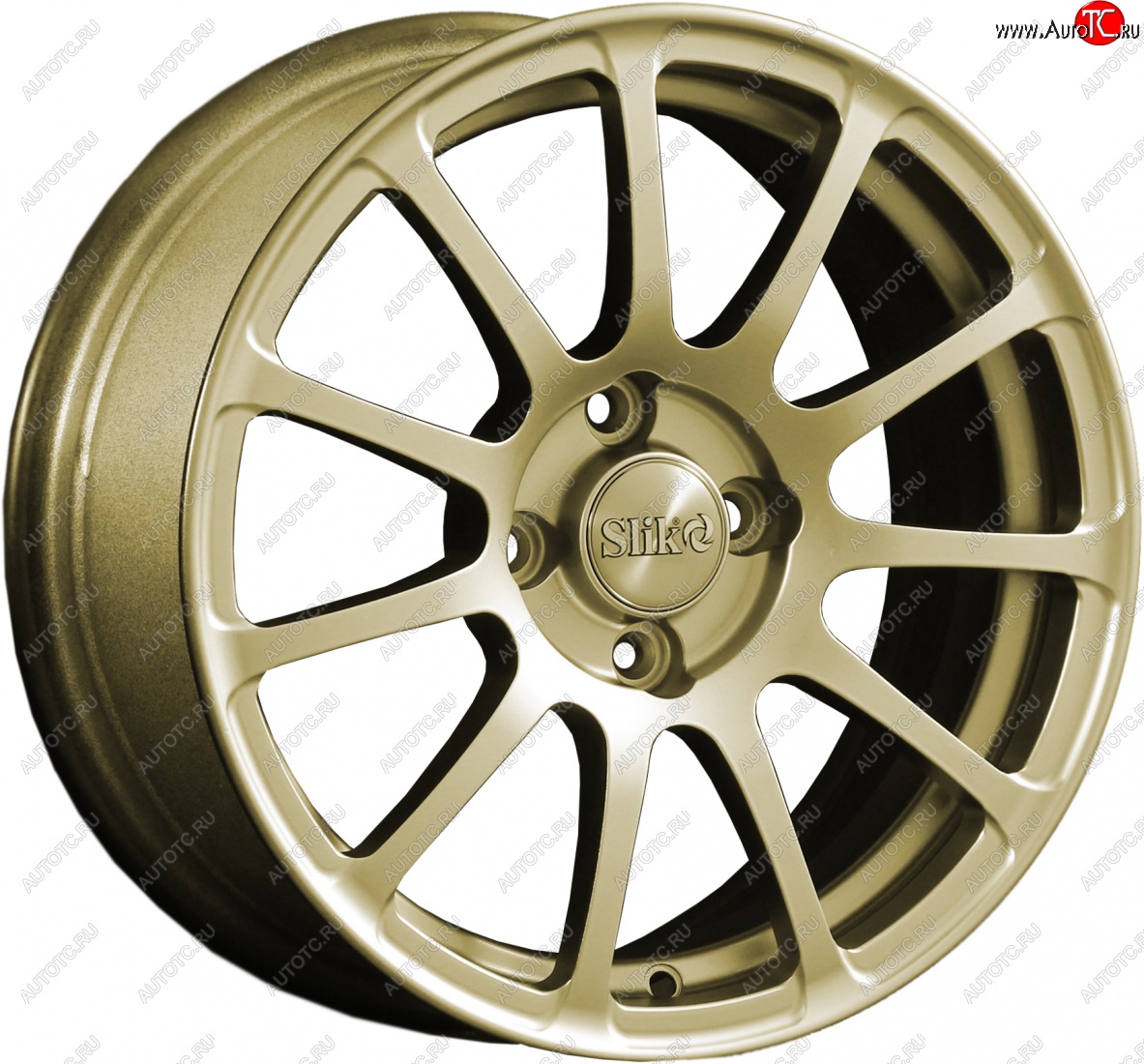 15 599 р. Кованый диск Slik Classik 6.5x15 (Металлик золотой)   (Цвет: Металлик золотой)  с доставкой в г. Кемерово