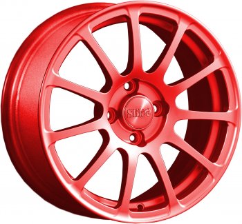15 599 р. Кованый диск Slik Classik 6.5x15 (Cendy алый)   (Цвет: Cendy алый)  с доставкой в г. Кемерово. Увеличить фотографию 1