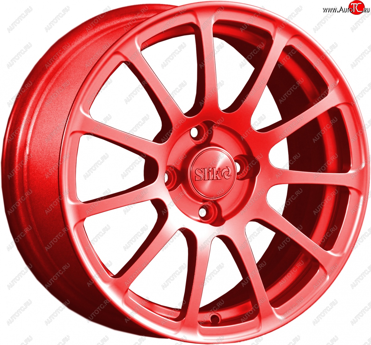 15 599 р. Кованый диск Slik Classik 6.5x15 (Cendy алый)   (Цвет: Cendy алый)  с доставкой в г. Кемерово