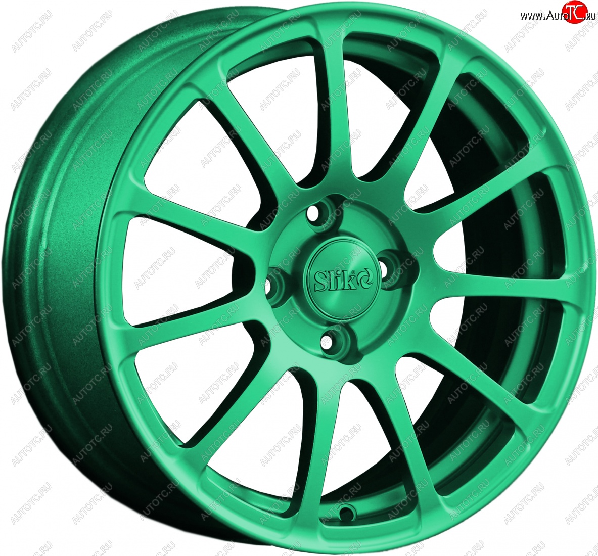 15 599 р. Кованый диск Slik Classik 6.5x15 (Cendy изумрудно-зеленый)   (Цвет: Cendy изумрудно-зеленый)  с доставкой в г. Кемерово