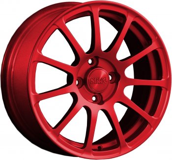 15 599 р. Кованый диск Slik Classik 6.5x15 (Cendy красный)   (Цвет: Cendy красный)  с доставкой в г. Кемерово. Увеличить фотографию 1
