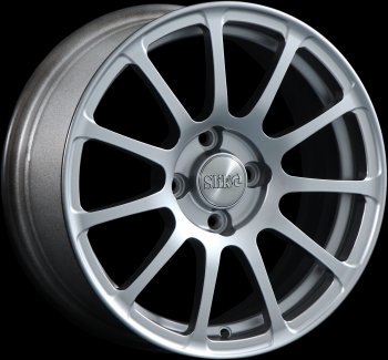 Кованый диск Slik Classik 6.5x15 (Серебристый светлый) Volvo V40 универсал дорестайлинг (1995-2000) 4x114.3xDIA67.1xET43.0