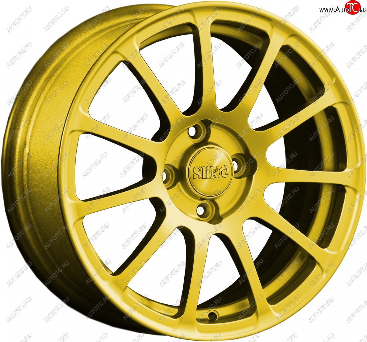 15 599 р. Кованый диск Slik Classik 6.5x15 (Ярко-желтый RAL 1021)   (Цвет: Ярко-желтый RAL 1021)  с доставкой в г. Кемерово