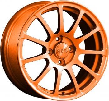 15 599 р. Кованый диск Slik Classik 6.5x15 (Ярко-оранжевый)   (Цвет: Ярко-оранжевый)  с доставкой в г. Кемерово. Увеличить фотографию 1