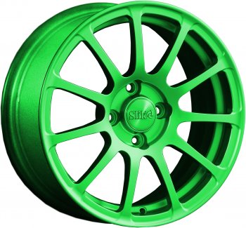 15 599 р. Кованый диск Slik Classik 6.5x15 (RAL 6038 ярко-зеленый)   (Цвет: RAL 6038 ярко-зеленый)  с доставкой в г. Кемерово. Увеличить фотографию 1