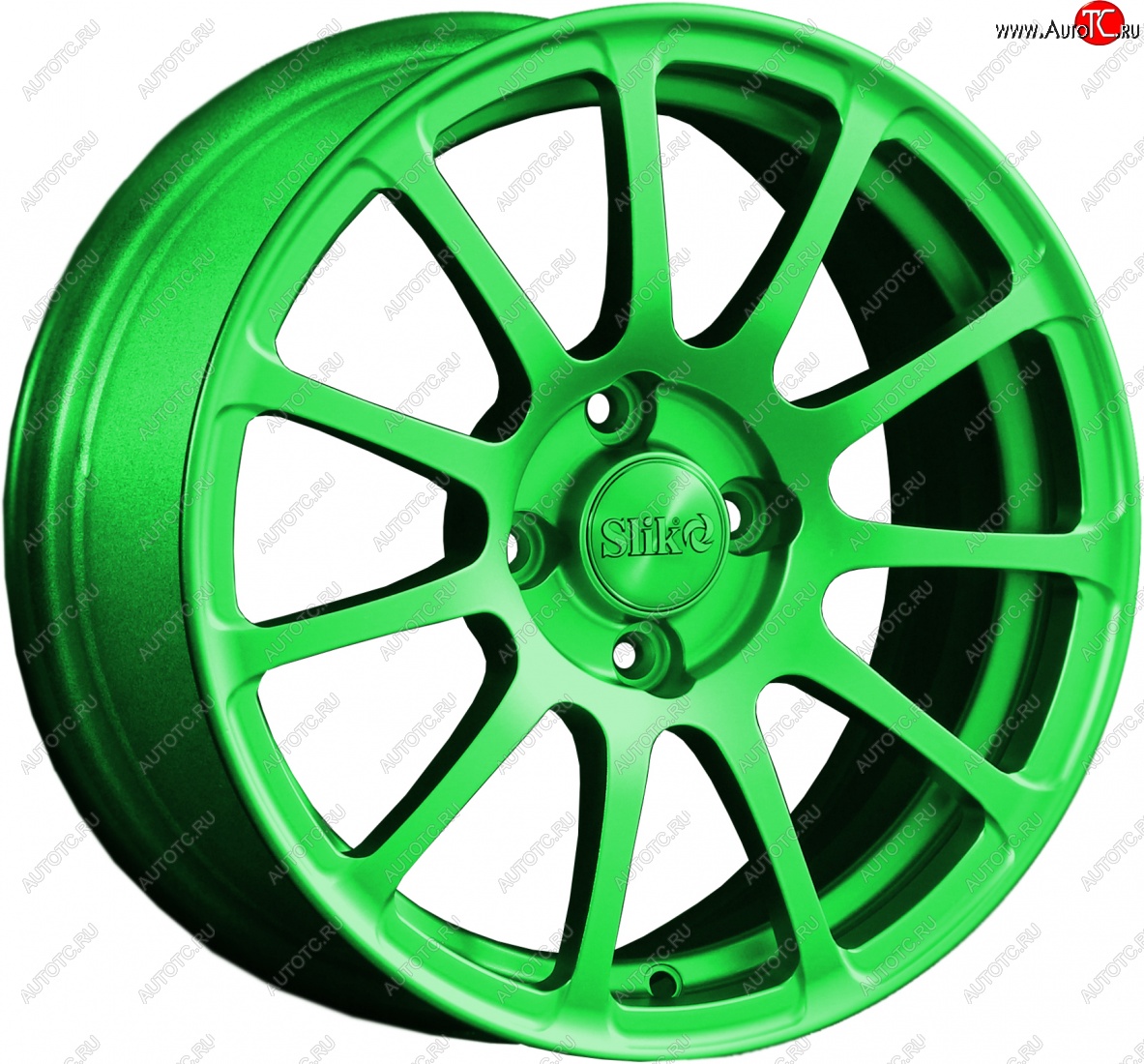 15 599 р. Кованый диск Slik Classik 6.5x15 (RAL 6038 ярко-зеленый)   (Цвет: RAL 6038 ярко-зеленый)  с доставкой в г. Кемерово