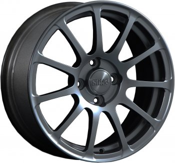 15 599 р. Кованый диск Slik Classik 6.5x15 (Металлик графит матовый)   (Цвет: Металлик графит матовый)  с доставкой в г. Кемерово. Увеличить фотографию 1