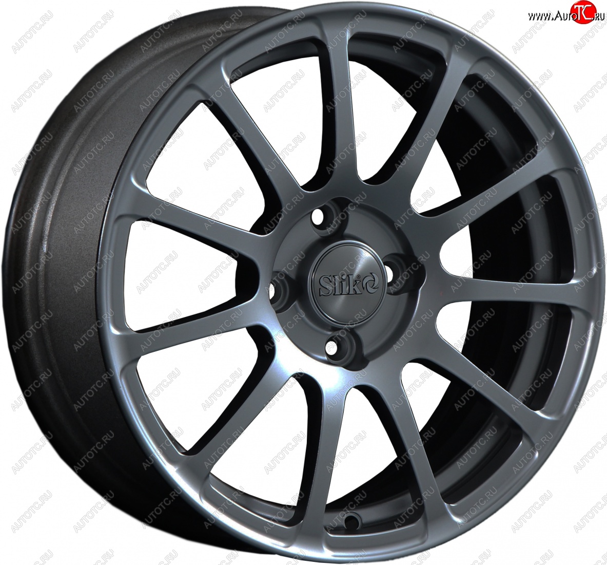 15 599 р. Кованый диск Slik Classik 6.5x15 (Металлик графит матовый)   (Цвет: Металлик графит матовый)  с доставкой в г. Кемерово