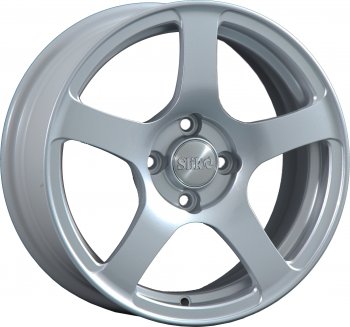 15 249 р. Кованый диск Slik Classik 6.5x15 (Серебристый светлый)   (Цвет: Серебристый светлый)  с доставкой в г. Кемерово. Увеличить фотографию 1