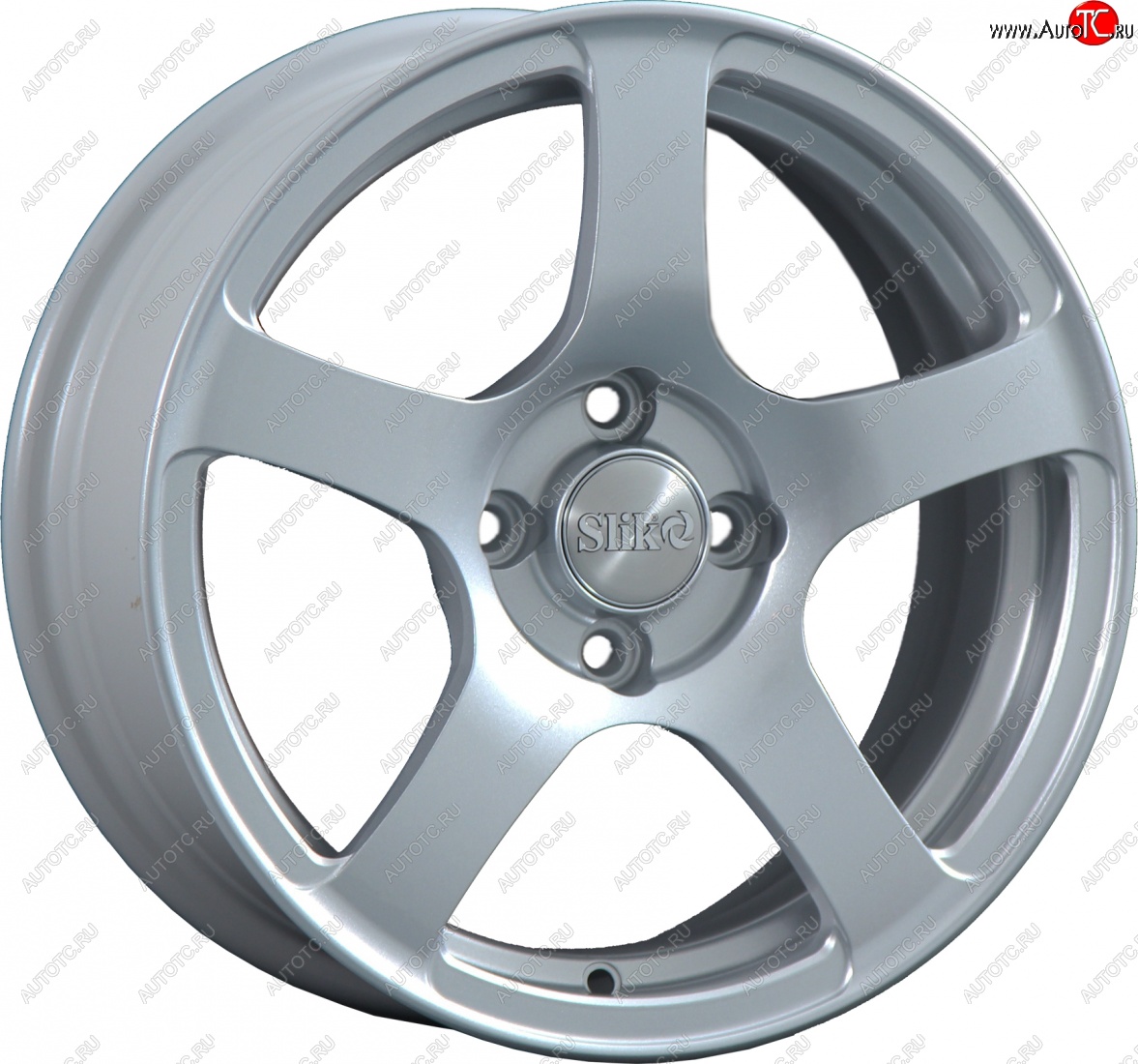 15 249 р. Кованый диск Slik Classik 6.5x15 (Серебристый светлый)   (Цвет: Серебристый светлый)  с доставкой в г. Кемерово