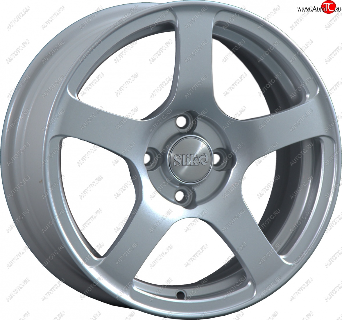 15 249 р. Кованый диск Slik Classik 6.5x15 (Серебристый тёмный)   (Цвет: Серебристый тёмный)  с доставкой в г. Кемерово