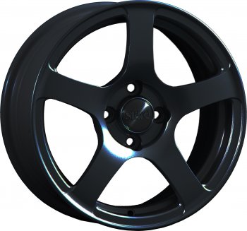 15 249 р. Кованый диск Slik Classik 6.5x15 (Черный глянцевый)   (Цвет: Черный глянцевый)  с доставкой в г. Кемерово. Увеличить фотографию 1