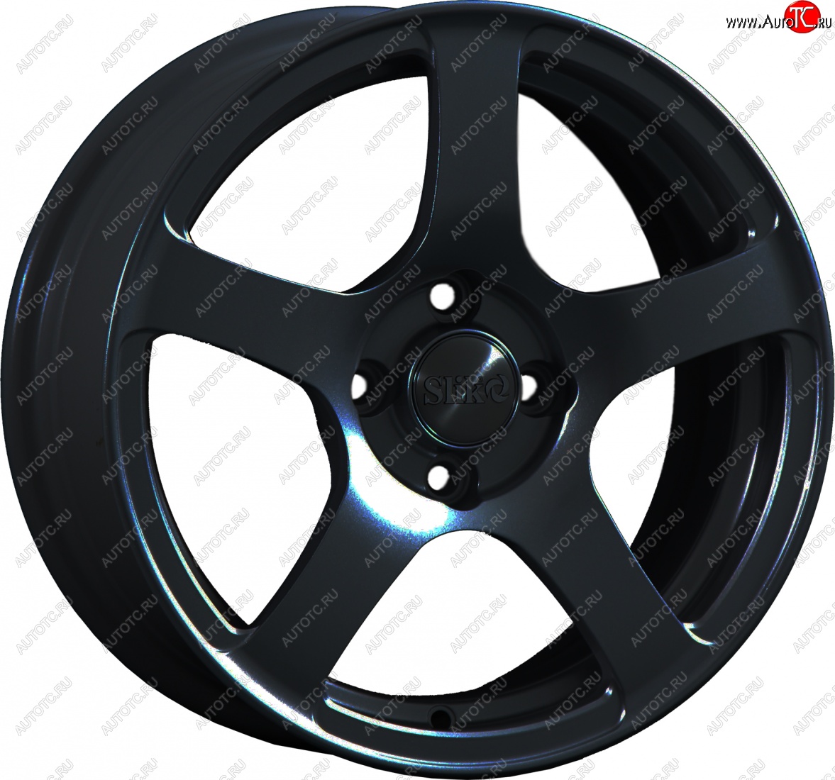 15 249 р. Кованый диск Slik Classik 6.5x15 (Черный глянцевый)   (Цвет: Черный глянцевый)  с доставкой в г. Кемерово