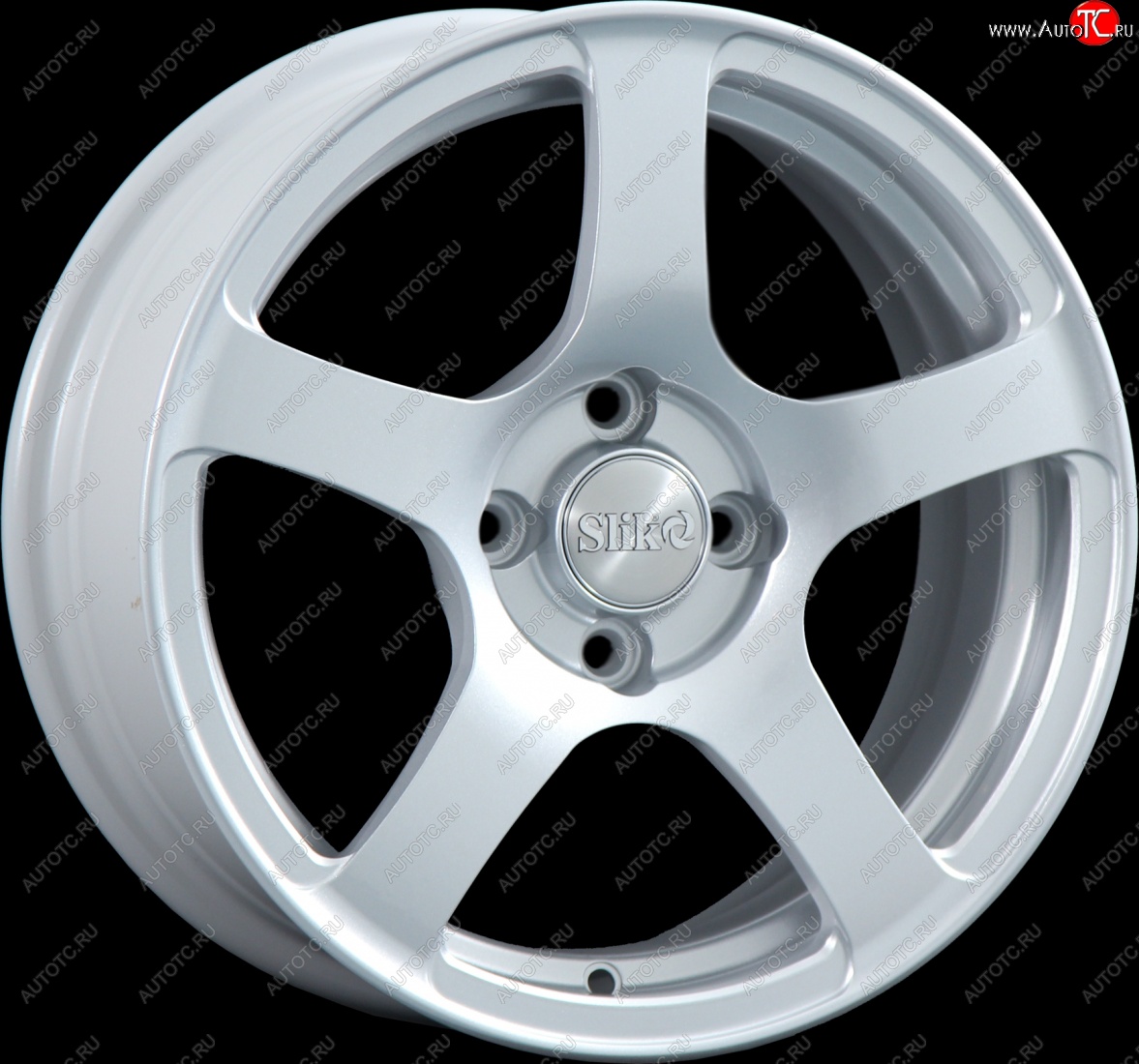 15 249 р. Кованый диск Slik Classik 6.5x15 (Яркое-блестящее серебро)   (Цвет: Яркое-блестящее серебро)  с доставкой в г. Кемерово