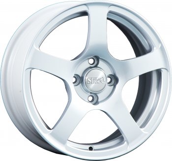 15 249 р. Кованый диск Slik Classik 6.5x15 (Белый)   (Цвет: Белый)  с доставкой в г. Кемерово. Увеличить фотографию 1