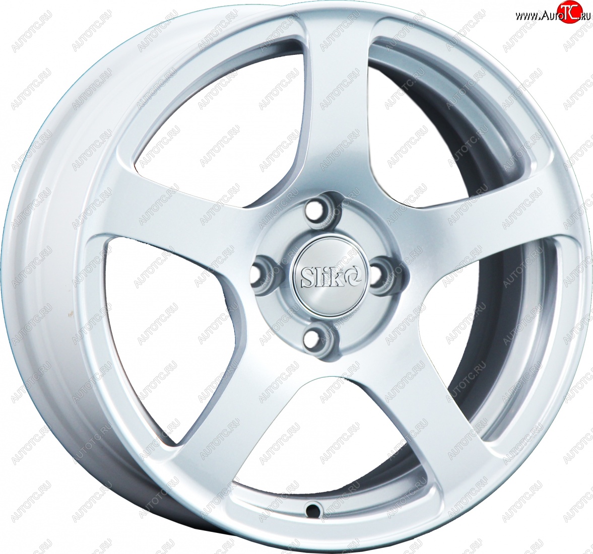 15 249 р. Кованый диск Slik Classik 6.5x15 (Белый)   (Цвет: Белый)  с доставкой в г. Кемерово