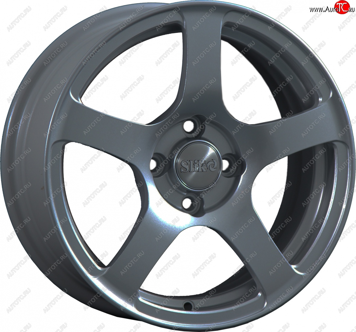 15 249 р. Кованый диск Slik Classik 6.5x15 (Металлик графит матовый)   (Цвет: Металлик графит матовый)  с доставкой в г. Кемерово
