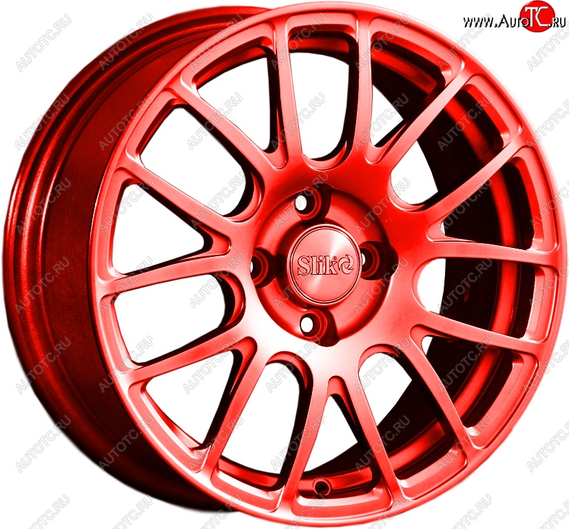 15 249 р. Кованый диск Slik Classik 6.5x15 (Candy алый)   (Цвет: Candy алый)  с доставкой в г. Кемерово