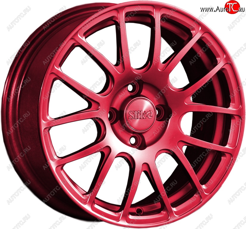 15 249 р. Кованый диск Slik Classik 6.5x15 (Candy рубиновый)   (Цвет: Candy рубиновый)  с доставкой в г. Кемерово