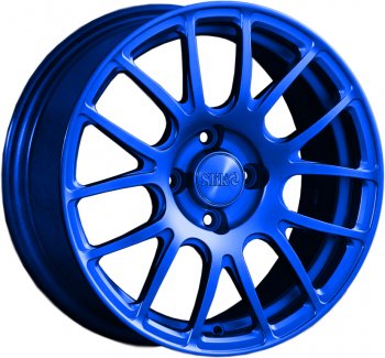 15 249 р. Кованый диск Slik Classik 6.5x15 (Candy синий)   (Цвет: Candy синий)  с доставкой в г. Кемерово. Увеличить фотографию 1