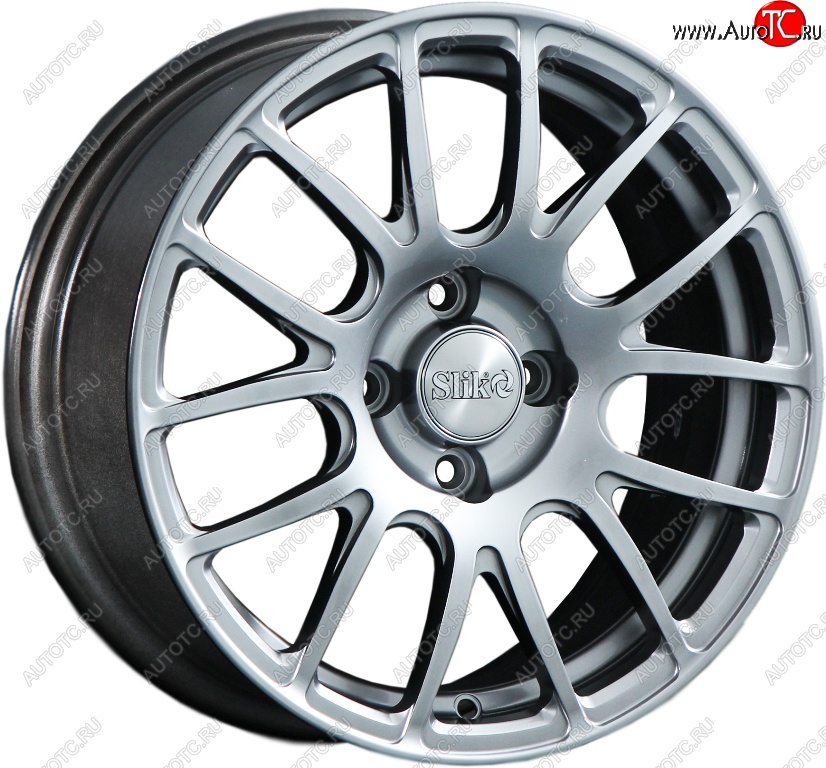 15 249 р. Кованый диск Slik Classik 6.5x15 (Серебристый светлый)   (Цвет: Серебристый светлый)  с доставкой в г. Кемерово