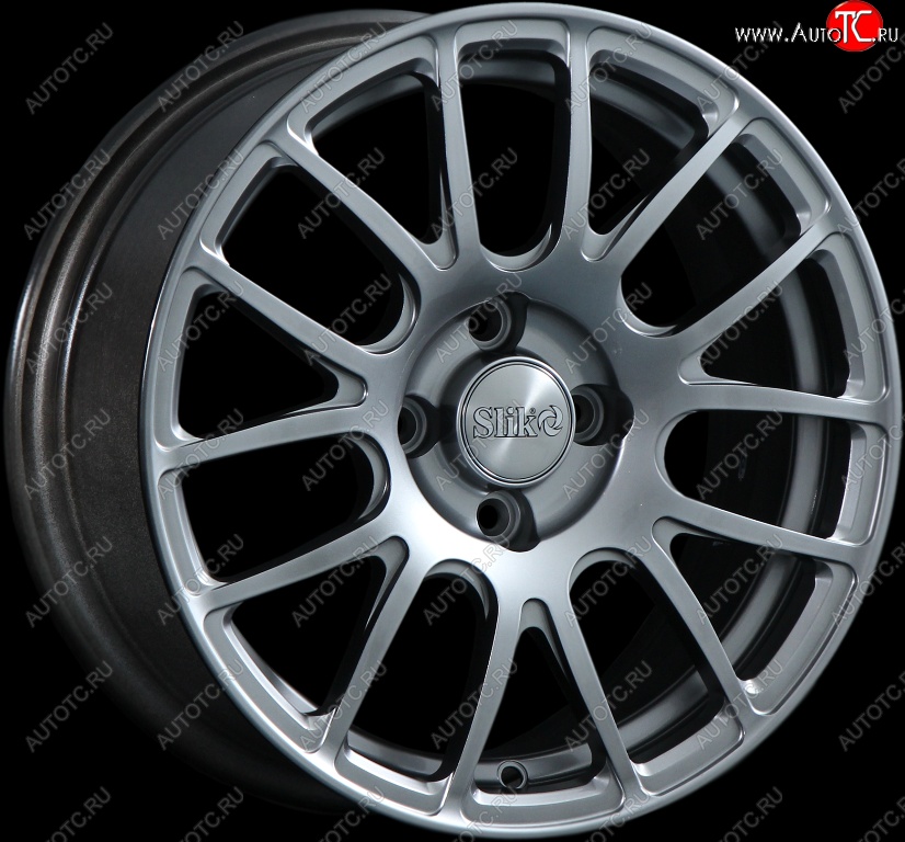 15 249 р. Кованый диск Slik Classik 6.5x15 (Серебристый темный)   (Цвет: Серебристый темный)  с доставкой в г. Кемерово