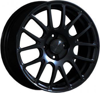 15 249 р. Кованый диск Slik Classik 6.5x15 (Черный матовый)   (Цвет: Черный матовый)  с доставкой в г. Кемерово. Увеличить фотографию 1