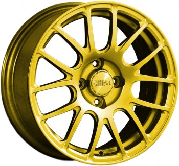 15 249 р. Кованый диск Slik Classik 6.5x15 (Ярко-желтый RAL 1021)   (Цвет: Ярко-желтый RAL 1021)  с доставкой в г. Кемерово. Увеличить фотографию 1