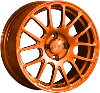 15 249 р. Кованый диск Slik Classik 6.5x15 (Ярко-оранжевый)   (Цвет: Ярко-оранжевый)  с доставкой в г. Кемерово. Увеличить фотографию 1