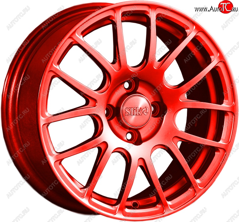 15 249 р. Кованый диск Slik Classik 6.5x15 (RAL 3026 ярко-алый)   (Цвет: RAL 3026 ярко-алый)  с доставкой в г. Кемерово