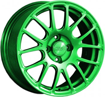 15 249 р. Кованый диск Slik Classik 6.5x15 (RAL 6038 ярко-зеленый)   (Цвет: RAL 6038 ярко-зеленый)  с доставкой в г. Кемерово. Увеличить фотографию 1