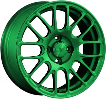 Кованый диск Slik Classik 6.5x15 (Зеленый) Volvo V40 универсал дорестайлинг (1995-2000) 4x114.3xDIA67.1xET43.0