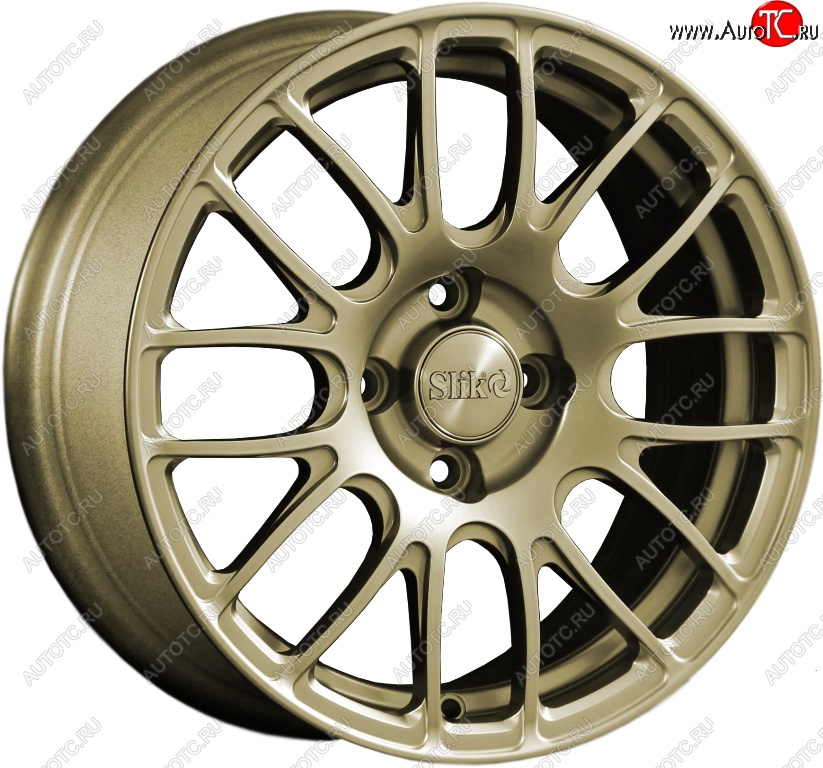 11 899 р. Кованый диск Slik Classik 6.5x15 (Металлик золотой)   (Цвет: Металлик золотой)  с доставкой в г. Кемерово
