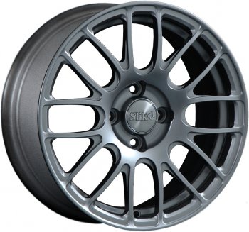 11 899 р. Кованый диск Slik Classik 6.5x15 (Серебристый тёмный)   (Цвет: Серебристый тёмный)  с доставкой в г. Кемерово. Увеличить фотографию 1