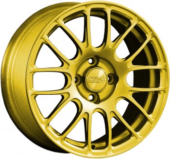 11 899 р. Кованый диск Slik Classik 6.5x15 (Ярко-желтый RAL 1021)   (Цвет: Ярко-желтый RAL 1021)  с доставкой в г. Кемерово. Увеличить фотографию 1