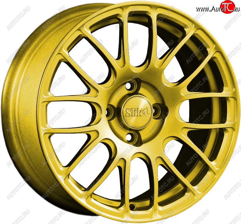 11 899 р. Кованый диск Slik Classik 6.5x15 (Ярко-желтый RAL 1021)   (Цвет: Ярко-желтый RAL 1021)  с доставкой в г. Кемерово