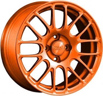 11 899 р. Кованый диск Slik Classik 6.5x15 (Ярко-оранжевый)   (Цвет: Ярко-оранжевый)  с доставкой в г. Кемерово. Увеличить фотографию 1