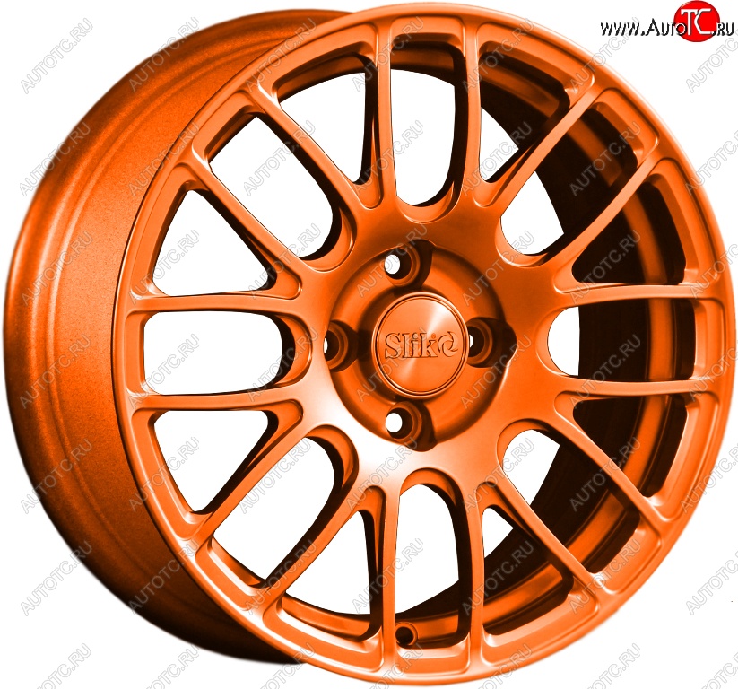 11 899 р. Кованый диск Slik Classik 6.5x15 (Ярко-оранжевый)   (Цвет: Ярко-оранжевый)  с доставкой в г. Кемерово