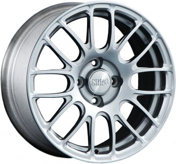 11 899 р. Кованый диск Slik Classik 6.5x15 (Яркое-блестящее серебро)   (Цвет: Яркое-блестящее серебро)  с доставкой в г. Кемерово. Увеличить фотографию 1