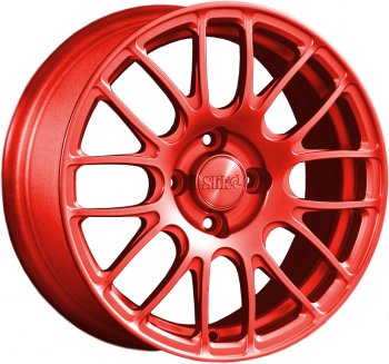 11 899 р. Кованый диск Slik Classik 6.5x15 (RAL 3026 ярко-алый)   (Цвет: RAL 3026 ярко-алый)  с доставкой в г. Кемерово. Увеличить фотографию 1