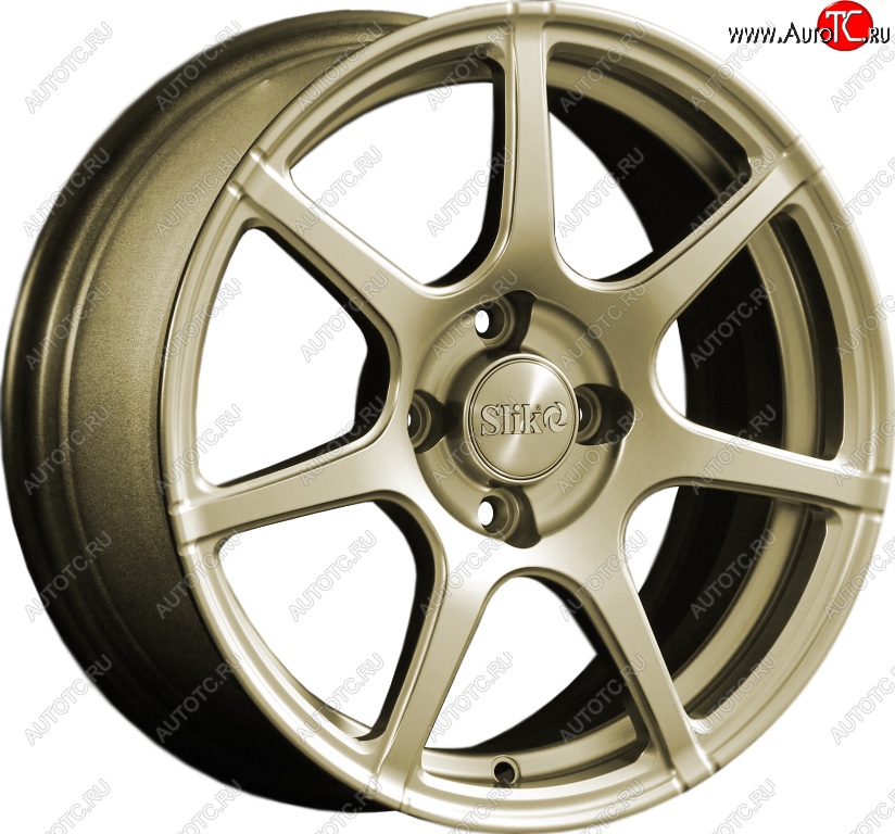 15 249 р. Кованый диск Slik Classik 6.5x15 (Металлик золотой)   (Цвет: Металлик золотой)  с доставкой в г. Кемерово