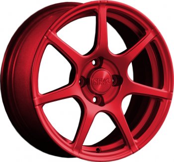 15 249 р. Кованый диск Slik Classik 6.5x15 (Красный)   (Цвет: Красный)  с доставкой в г. Кемерово. Увеличить фотографию 1