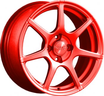 15 249 р. Кованый диск Slik Classik 6.5x15 (Candy алый)   (Цвет: Candy алый)  с доставкой в г. Кемерово. Увеличить фотографию 1