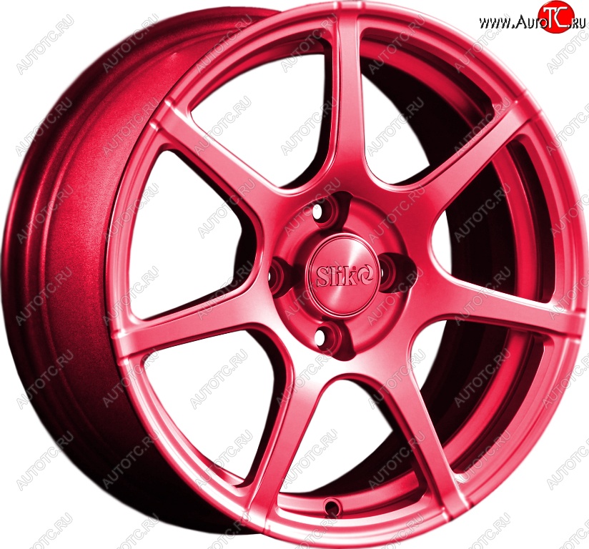 15 249 р. Кованый диск Slik Classik 6.5x15 (Candy рубиновый)   (Цвет: Candy рубиновый)  с доставкой в г. Кемерово