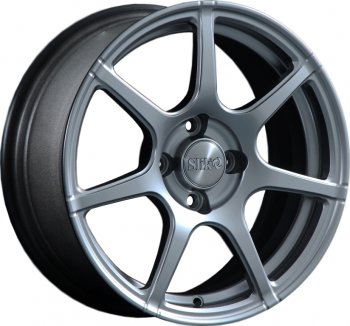 15 249 р. Кованый диск Slik Classik 6.5x15 (Серебристый тёмный)   (Цвет: Серебристый тёмный)  с доставкой в г. Кемерово. Увеличить фотографию 1