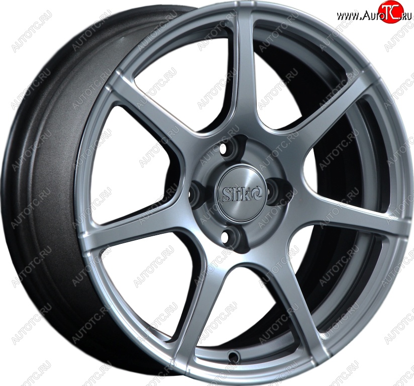 15 249 р. Кованый диск Slik Classik 6.5x15 (Серебристый тёмный)   (Цвет: Серебристый тёмный)  с доставкой в г. Кемерово